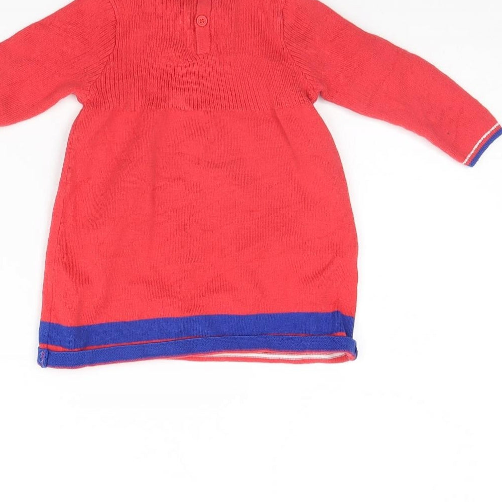 NEXT Girls Red   Fit & Flare  Size 6-9 Months