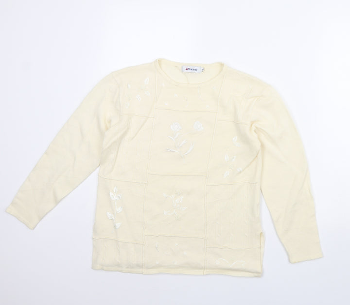 Damart Womens Ivory   Pullover Jumper Size 12