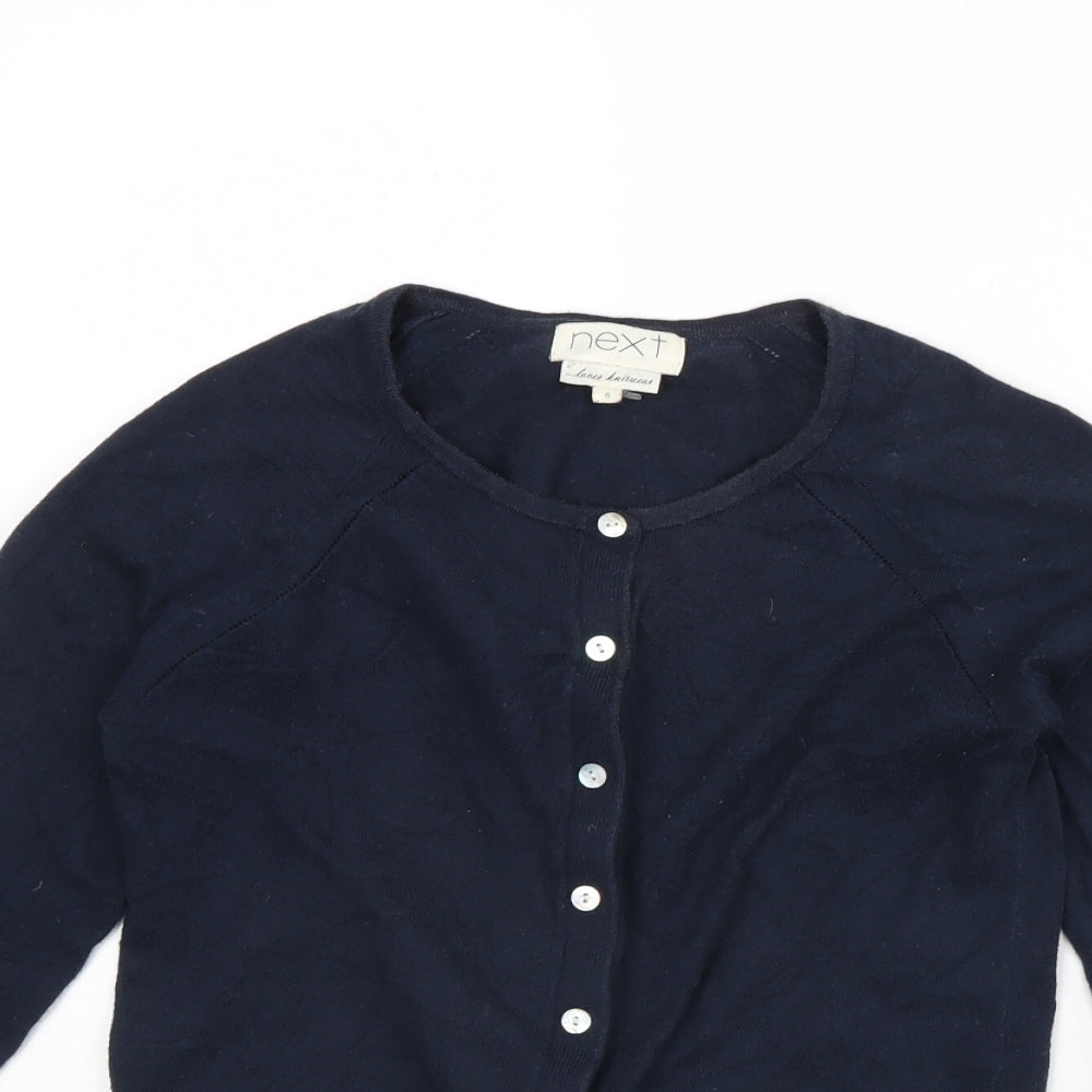 NEXT Womens Blue   Cardigan Jumper Size 8