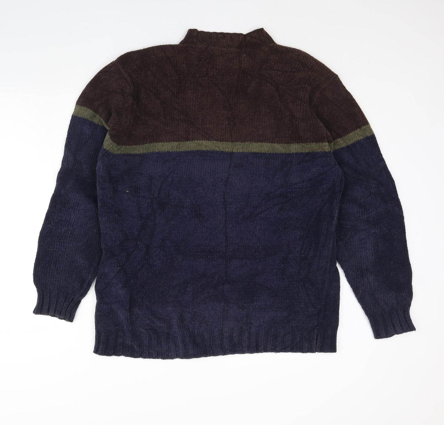 M&S Mens Blue   Pullover Jumper Size L