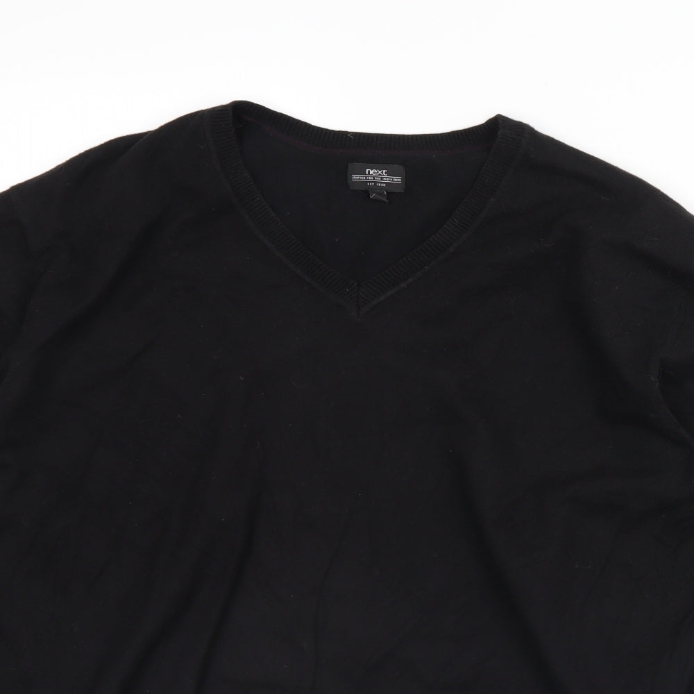 NEXT Mens Black   Pullover Jumper Size XL