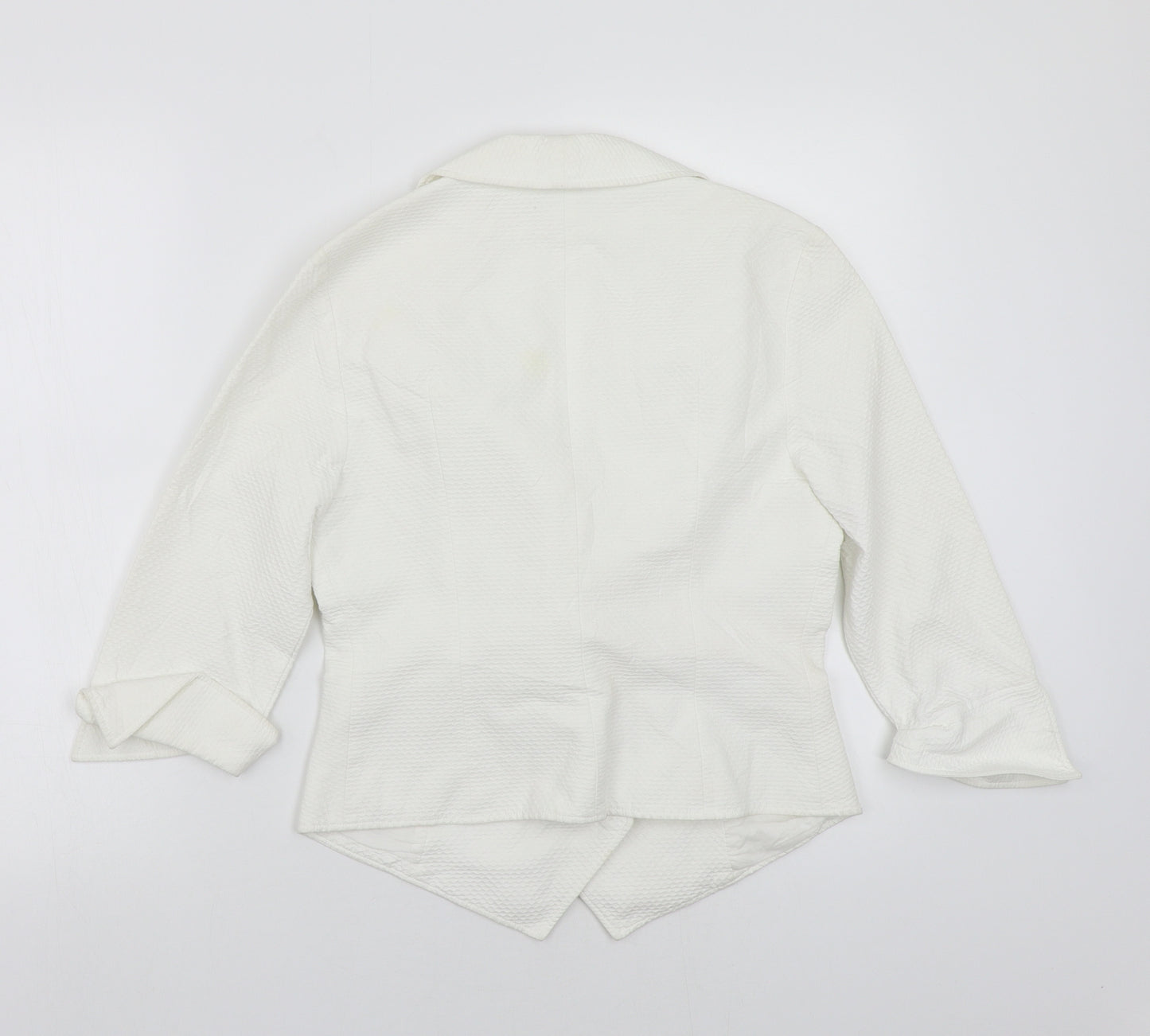 Anne Fontaine Womens White   Jacket Coat Size 12