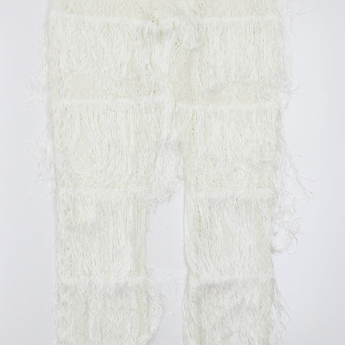 DMZ Womens White   Trousers  Size S L32 in