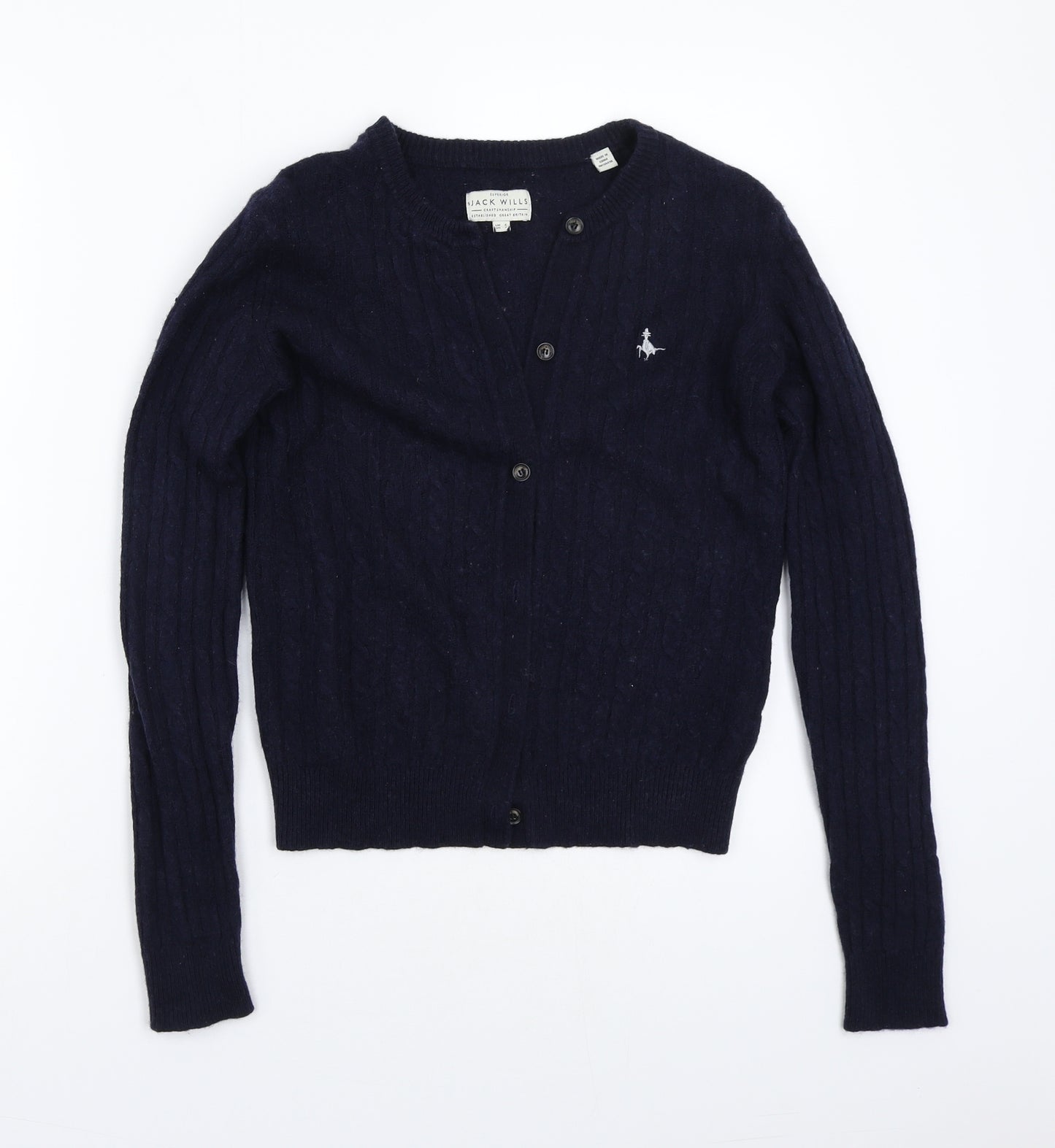 Jack Wills Womens Blue   Cardigan Jumper Size 6