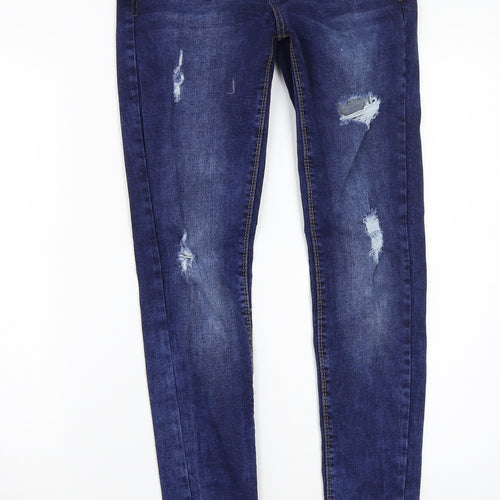 Newlook Womens Blue   Skinny Jeans Size 12 L28 in