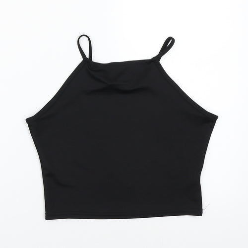 Boohoo Womens Black   Basic T-Shirt Size 10
