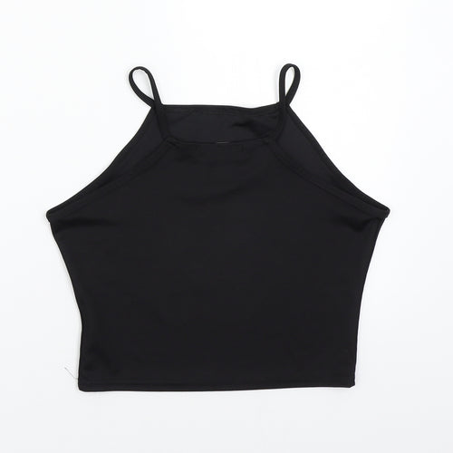 Boohoo Womens Black   Basic T-Shirt Size 10