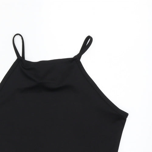 Boohoo Womens Black   Basic T-Shirt Size 10