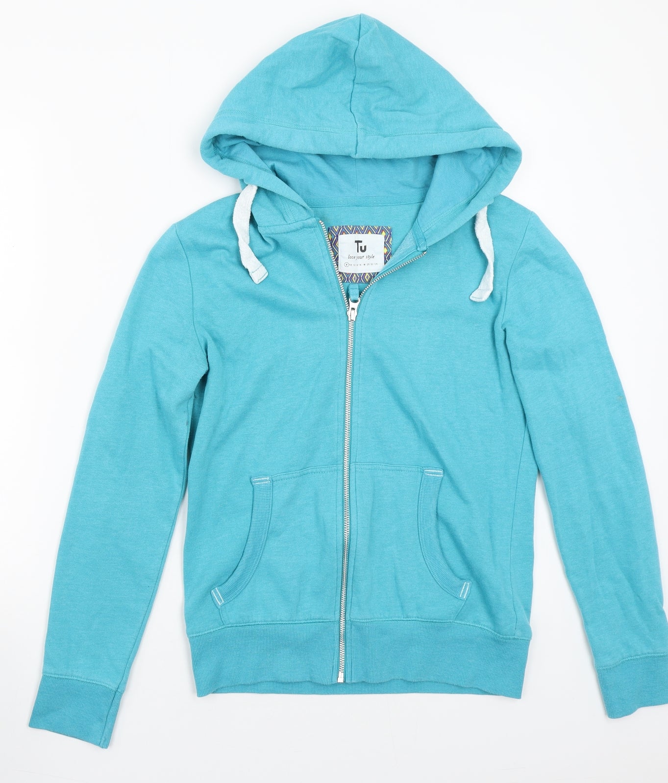 TU Womens Blue   Jacket Coat Size 8