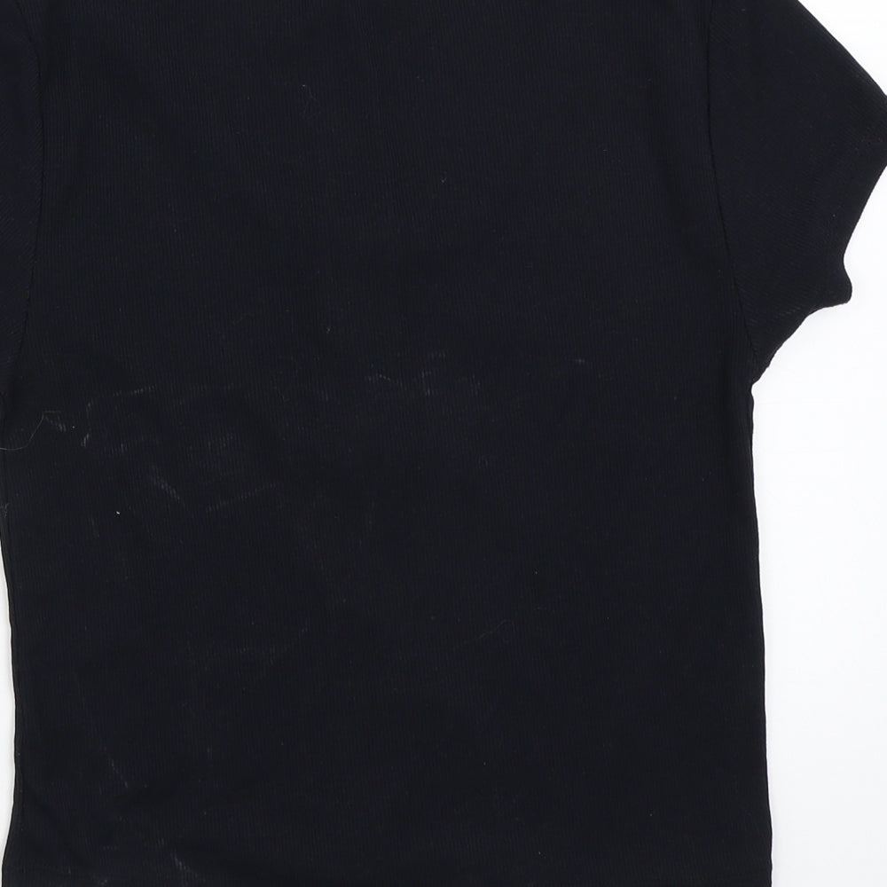 Primark Womens Black   Basic T-Shirt Size S
