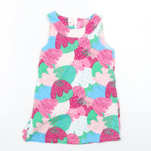 Mini Club Girls Pink Floral  Basic T-Shirt Size 4-5 Years
