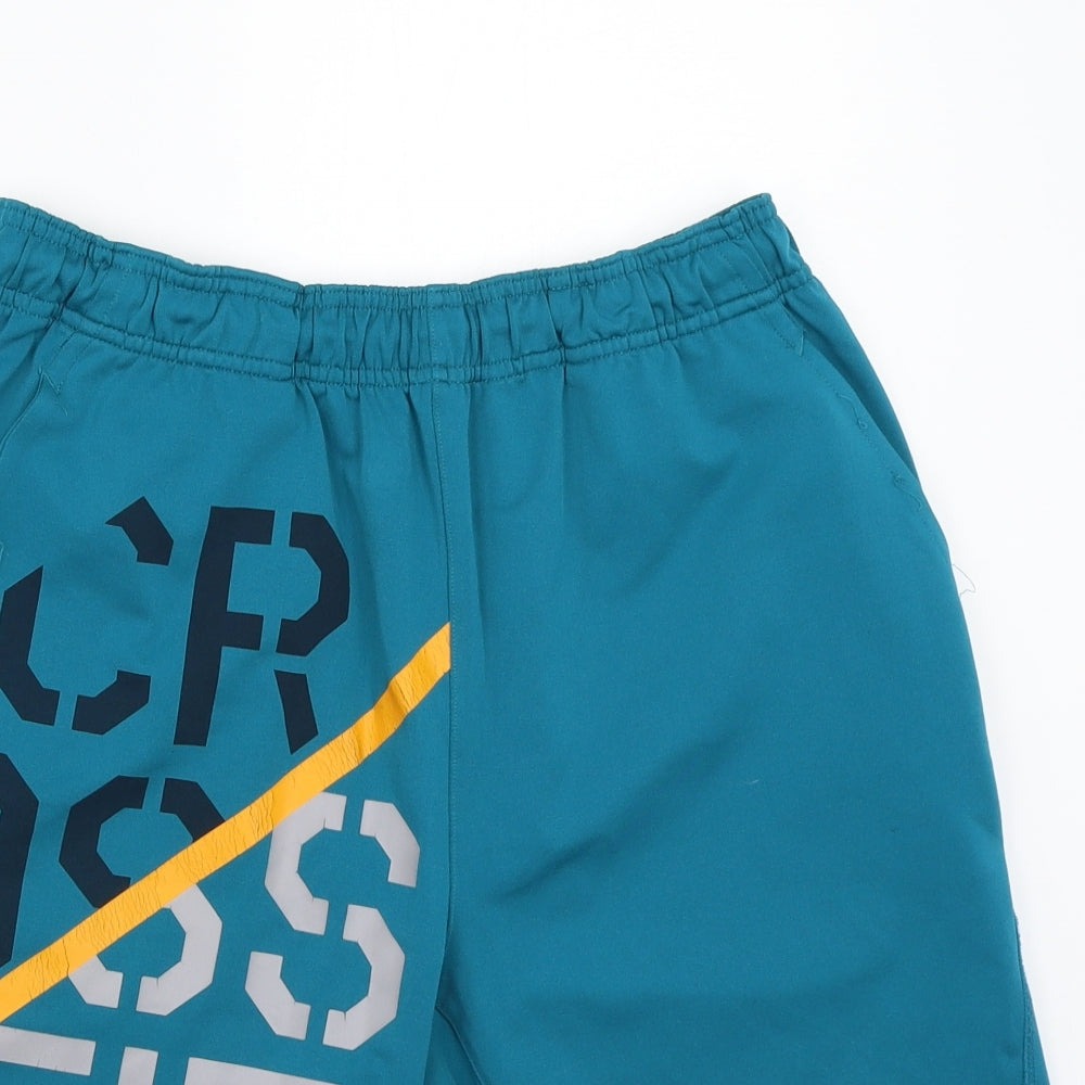 Reebok Mens Green   Sweat Shorts Size M