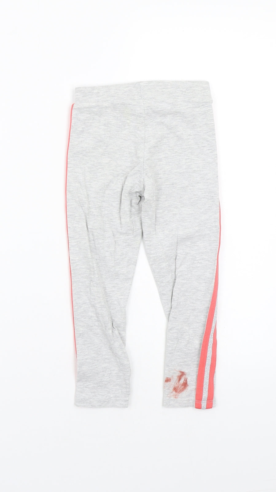 Nutmeg Girls Grey   Capri Trousers Size 4-5 Years