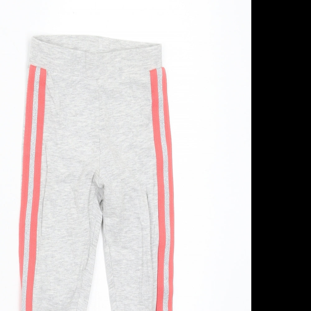 Nutmeg Girls Grey   Capri Trousers Size 4-5 Years
