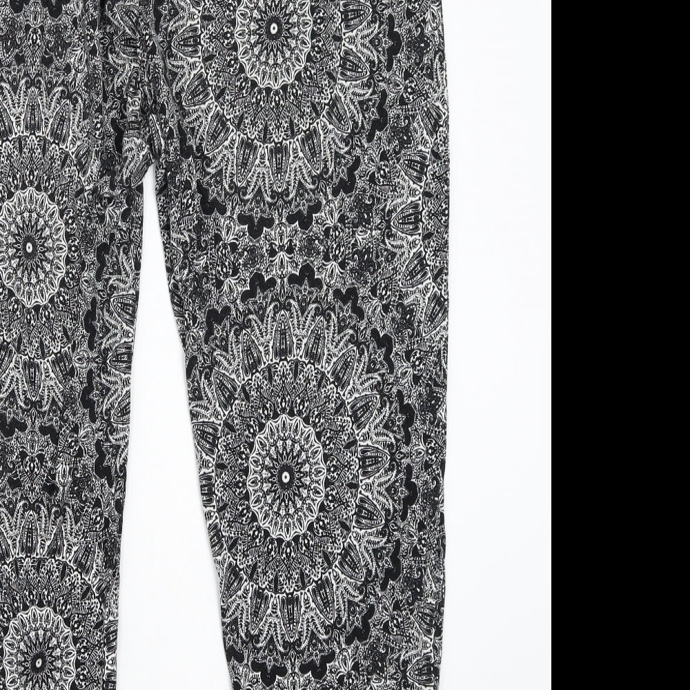 George Womens White Paisley  Bloomer Trousers Size 18 L26 in