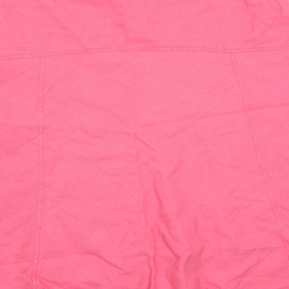 Evie Womens Pink  Rayon A-Line Skirt Size 14
