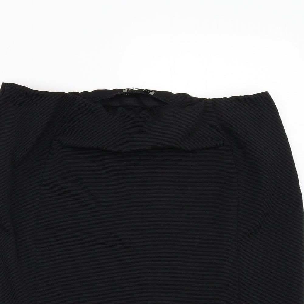 Papaya Womens Black   A-Line Skirt Size 18