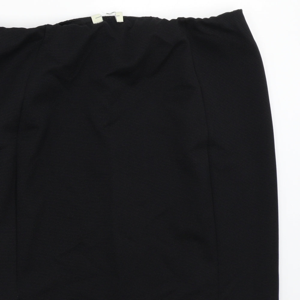 Papaya Womens Black   A-Line Skirt Size 18