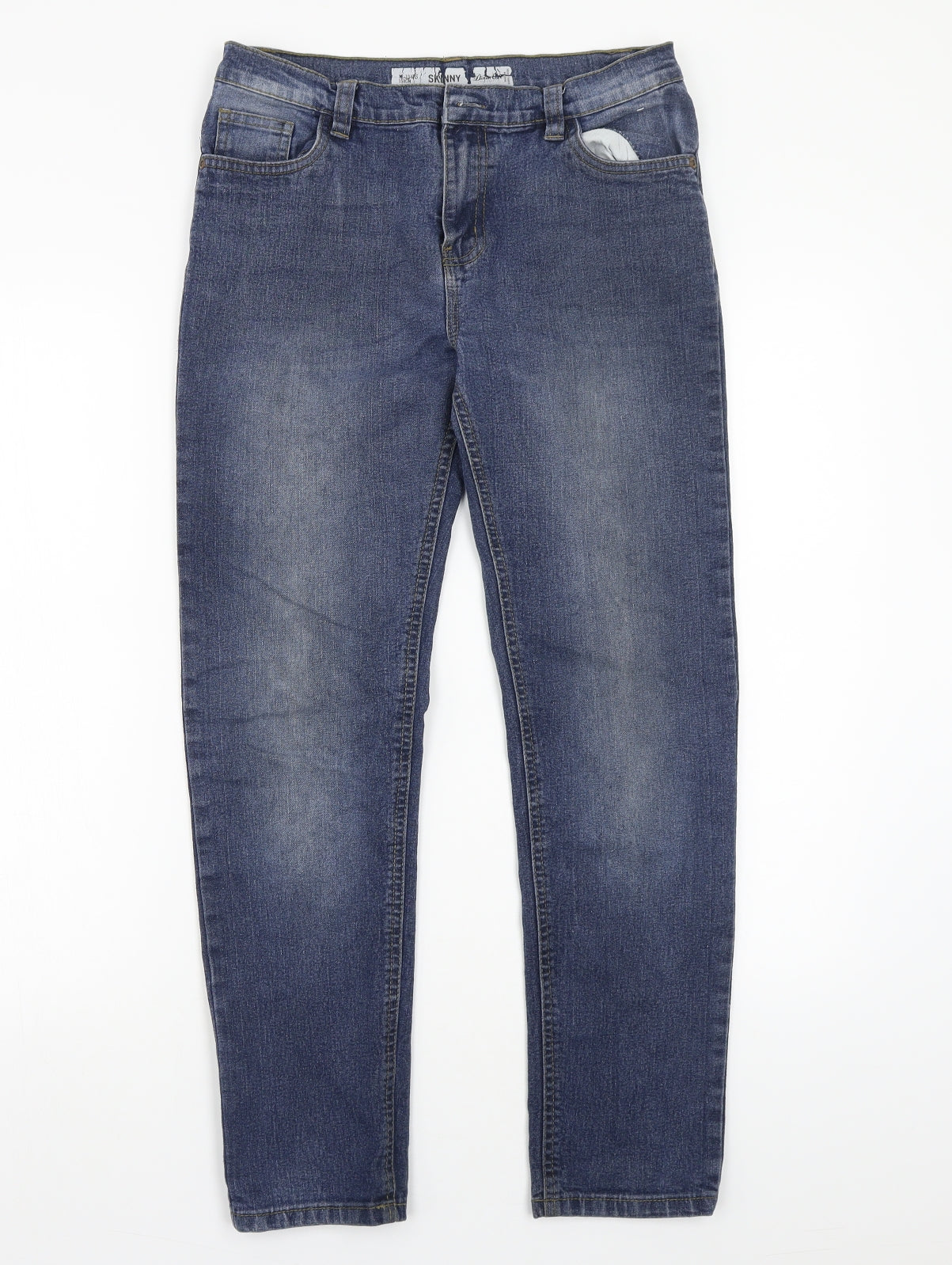Denim & Co. Boys Blue   Straight Jeans Size 13-14 Years