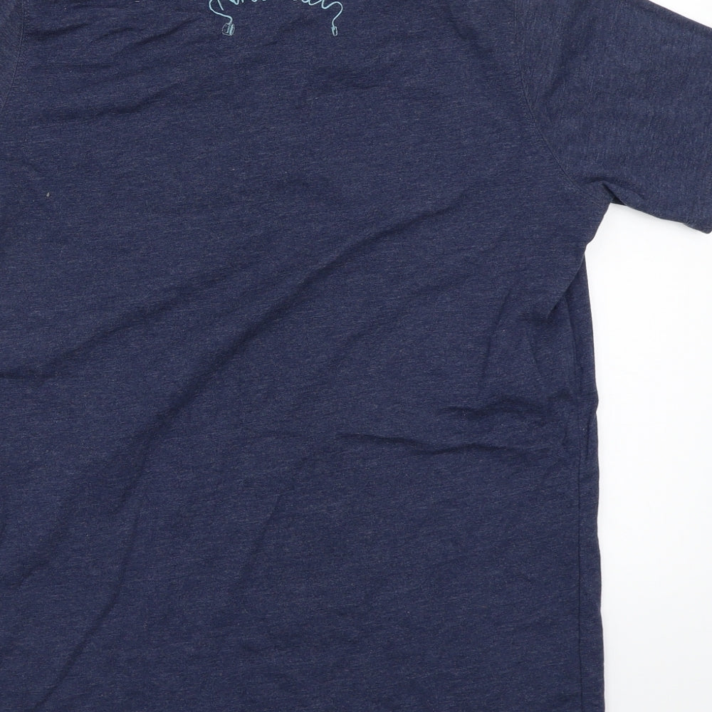 Animal Boys Blue   Basic T-Shirt Size 14 Years