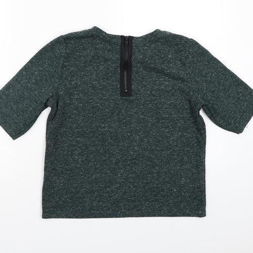 Topshop Womens Green   Basic T-Shirt Size 8
