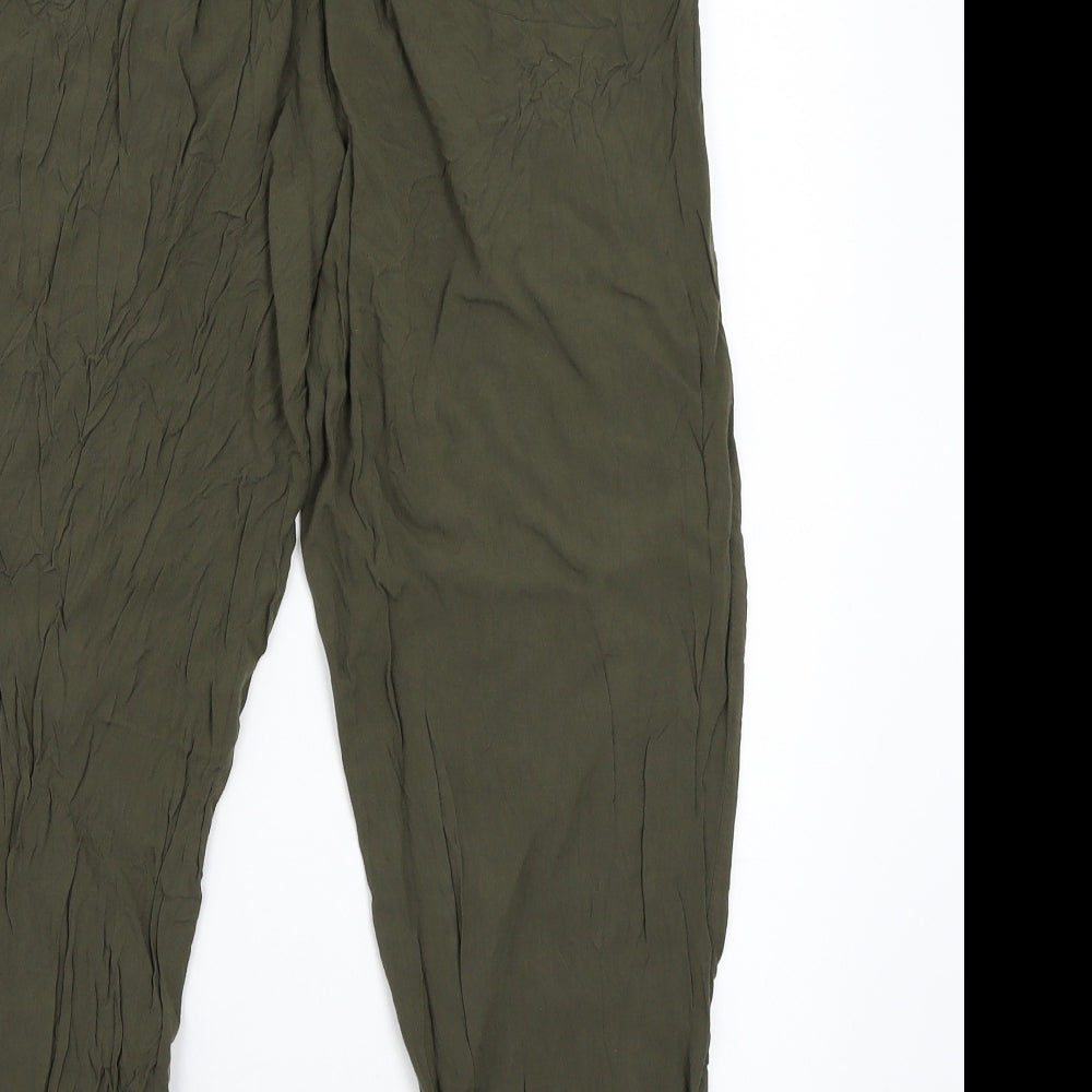 Primark Womens Green   Bloomer Trousers Size 18 L23 in
