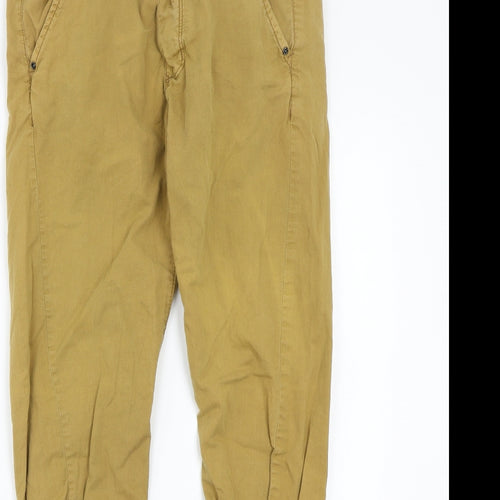 Denim & Co. Mens Beige   Chino Trousers Size 30 in L32 in