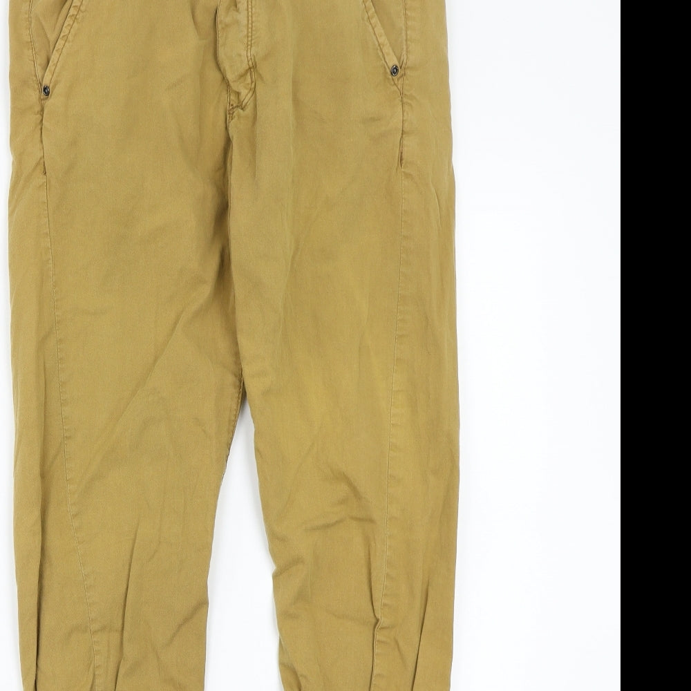 Denim & Co. Mens Beige   Chino Trousers Size 30 in L32 in