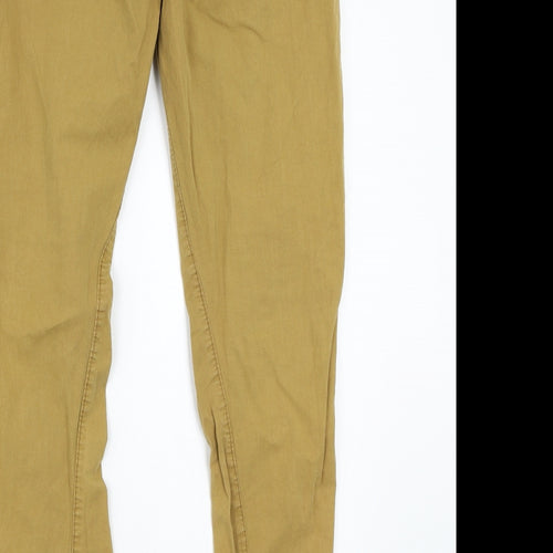 Denim & Co. Mens Beige   Chino Trousers Size 30 in L32 in