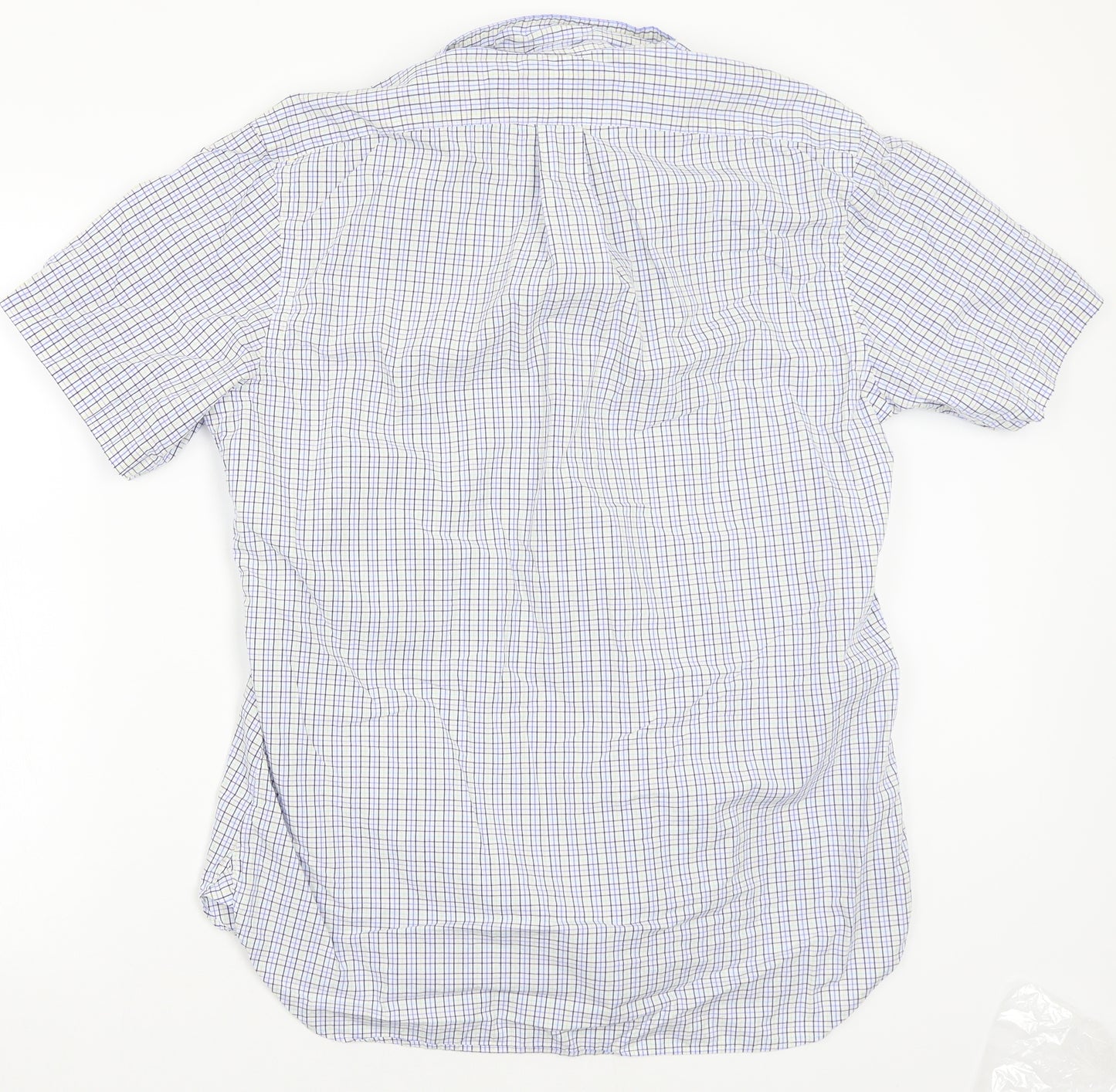 Polo Ralph Lauren Mens White Check   Button-Up Size 16