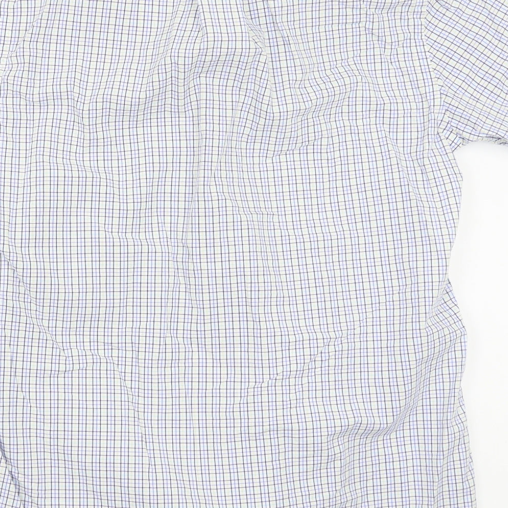 Polo Ralph Lauren Mens White Check   Button-Up Size 16