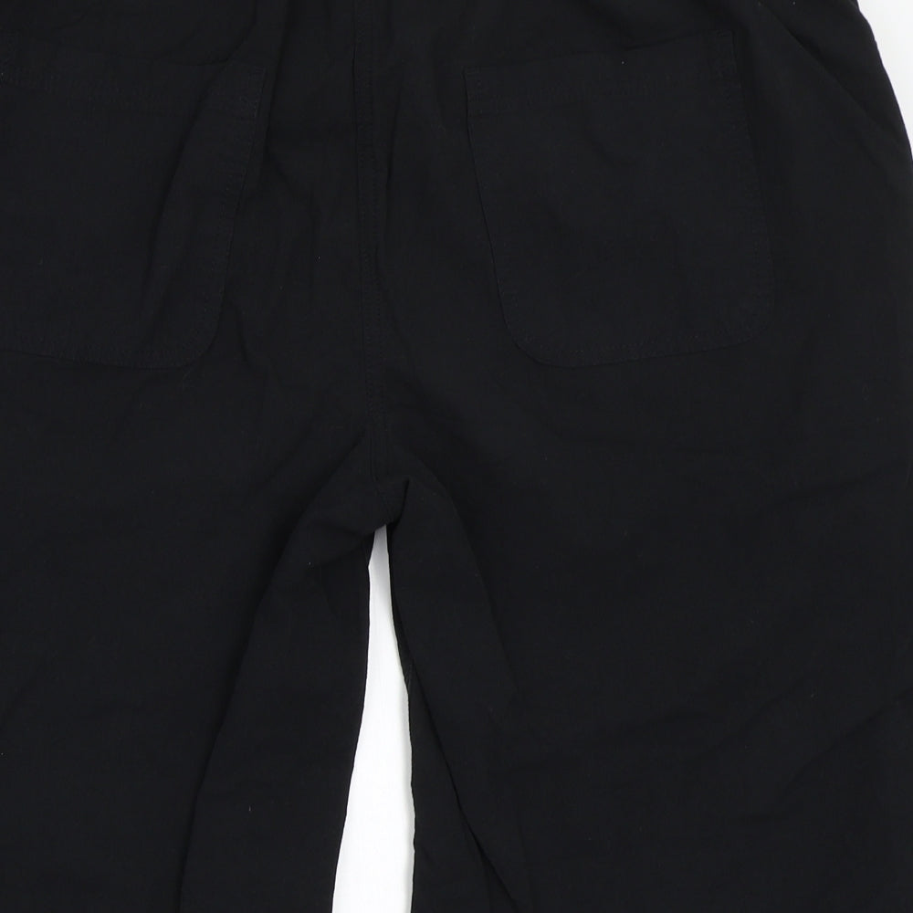 Yours Womens Black   Cropped Trousers Size 20