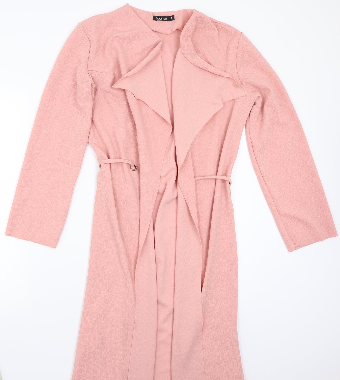 Boohoo Womens Pink   Jacket Coatigan Size S  - `