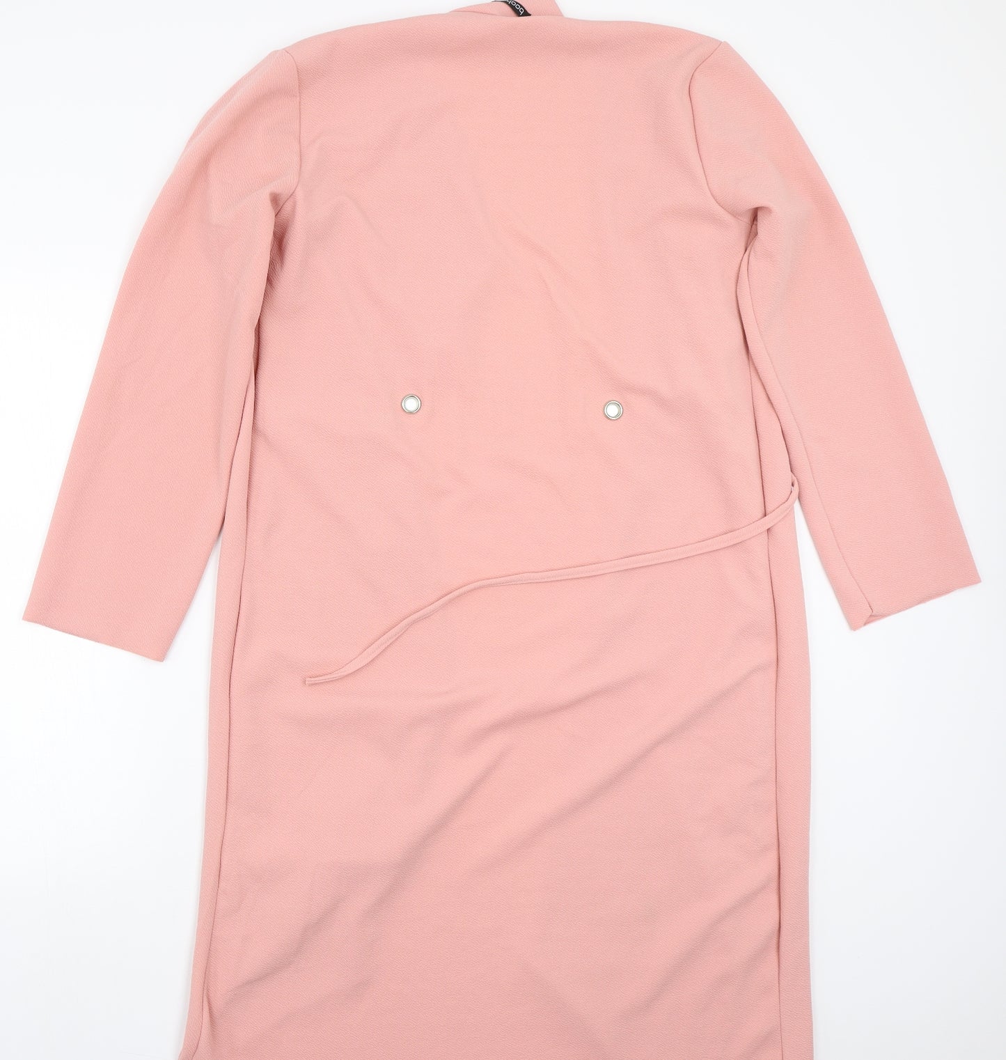 Boohoo Womens Pink   Jacket Coatigan Size S  - `