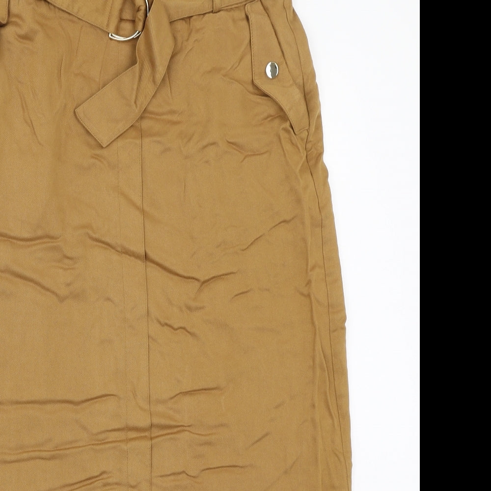 Primark Womens Brown   A-Line Skirt Size 12