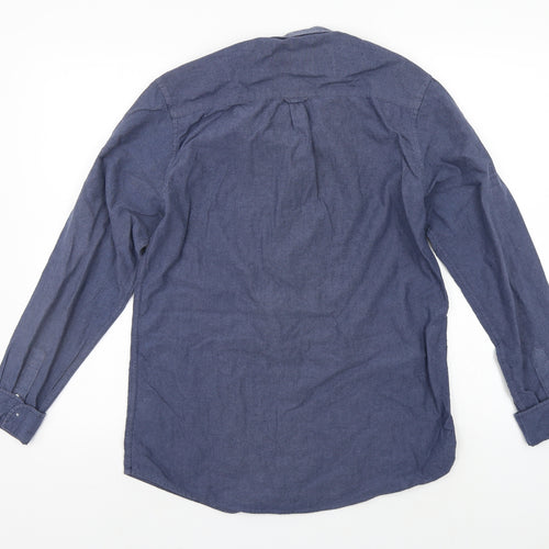 Primark Mens Blue    Button-Up Size M