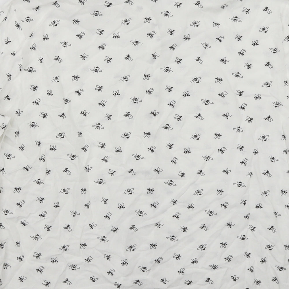 Primark Womens White   Basic Button-Up Size 18