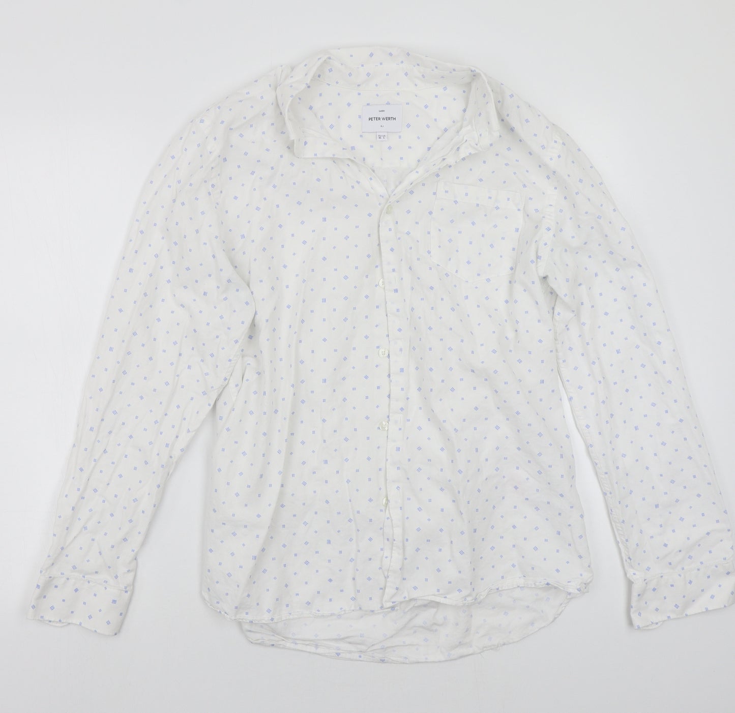 Peter Werth Mens     Button-Up Size XL