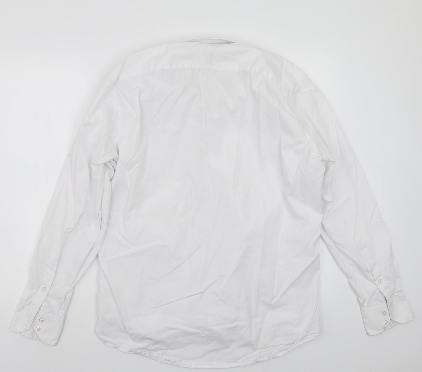 Lacoste Mens White    Button-Up Size 42
