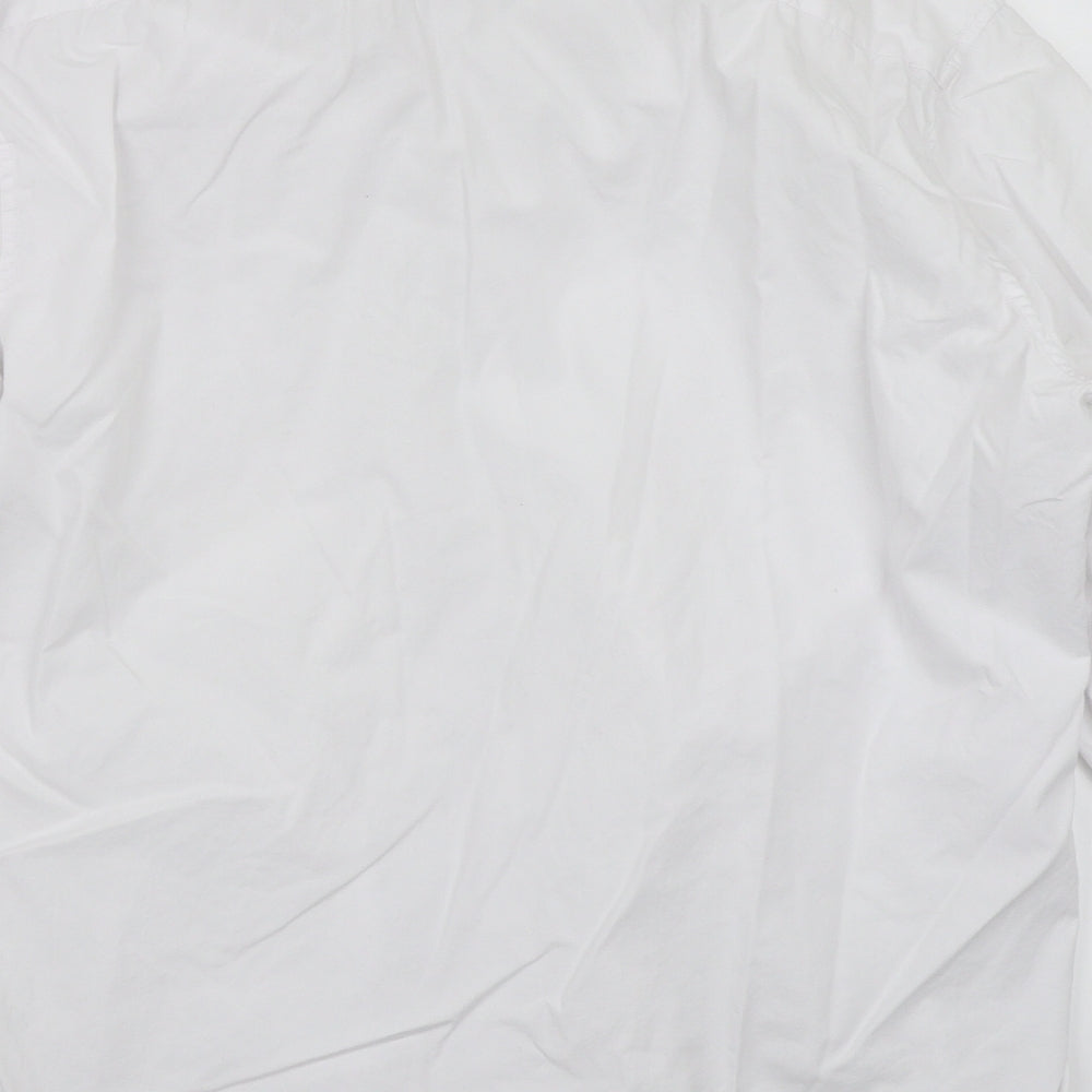 Lacoste Mens White    Button-Up Size 42
