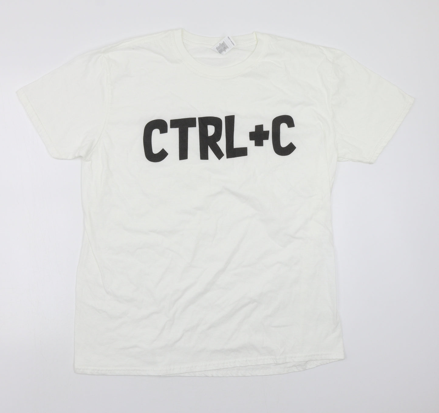 Gildan Mens White    T-Shirt Size XL