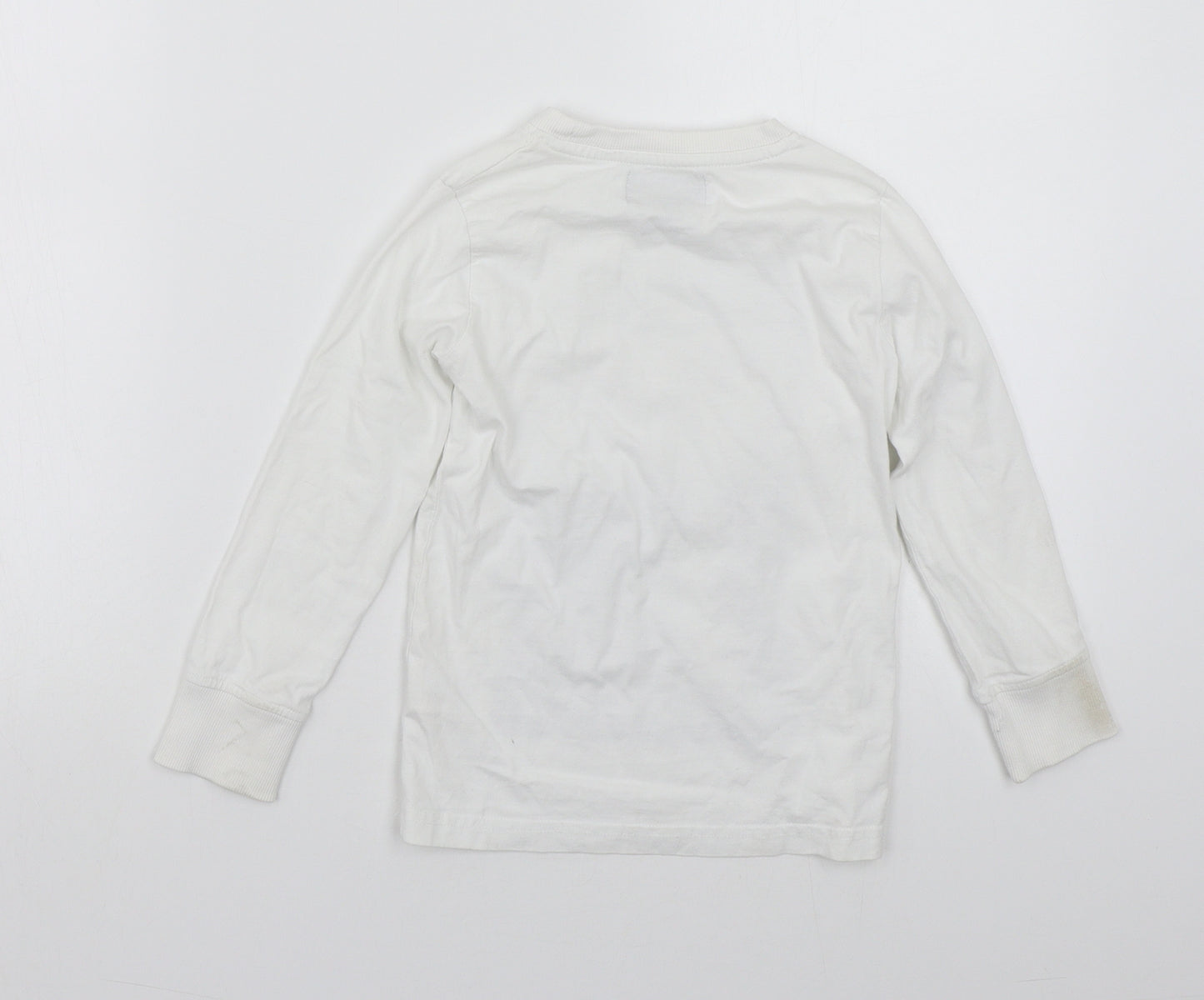 SOUL & GLORY Boys White   Pullover Jumper Size 4-5 Years