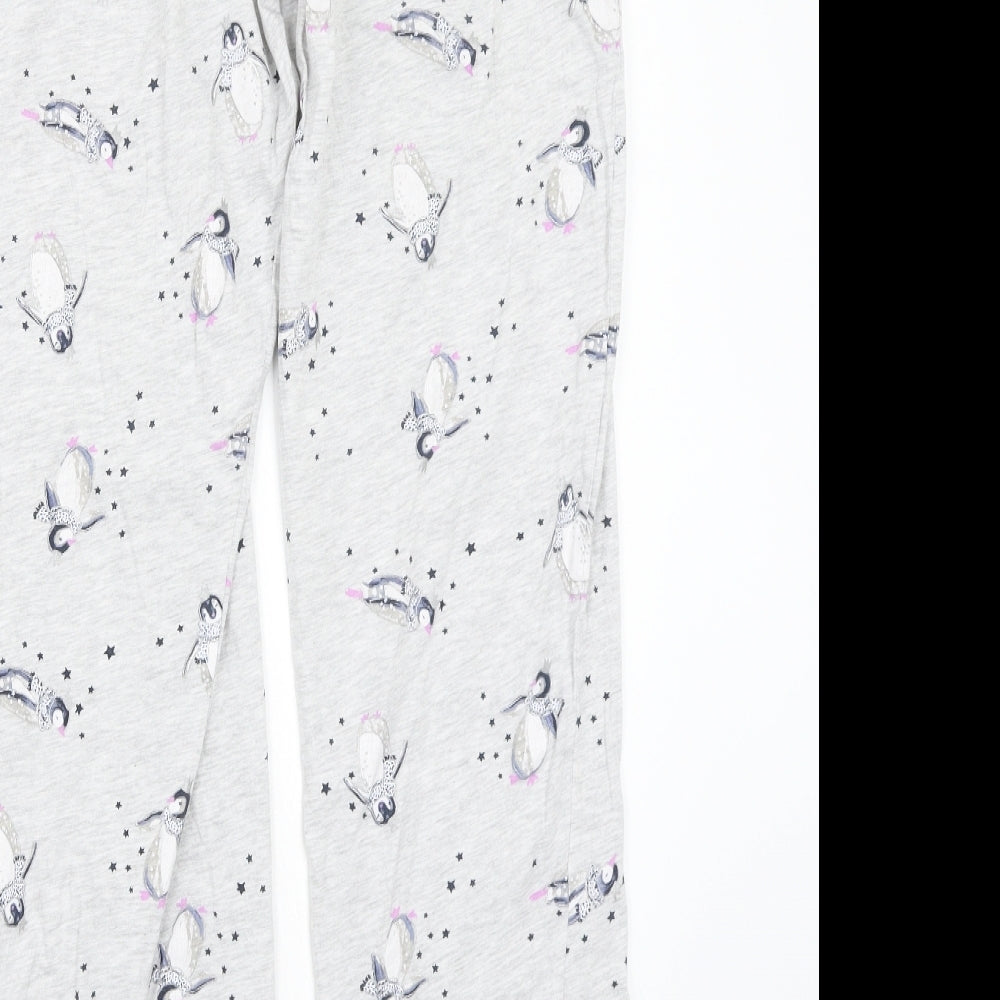 F&F Womens Grey    Pyjama Pants Size 10
