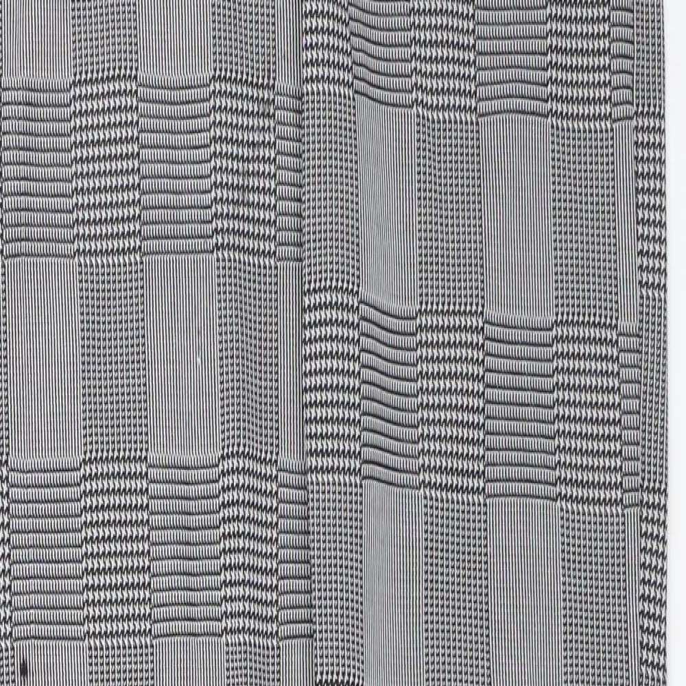 Preworn Womens Grey Check  Capri Trousers Size S L26 in