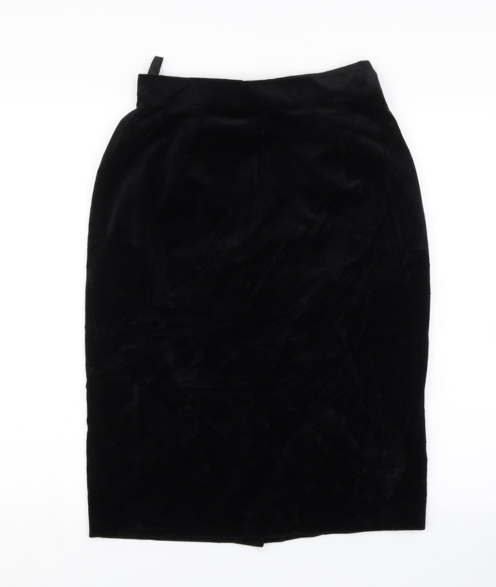 Opera Womens Black   Straight & Pencil Skirt Size 12