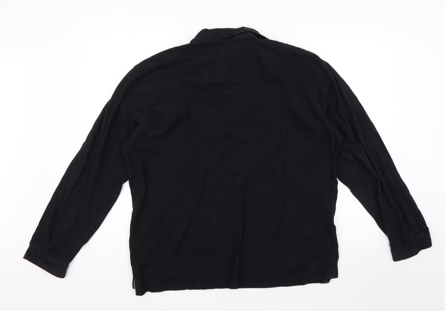 Atlas For Men Mens Black    Polo Size XL