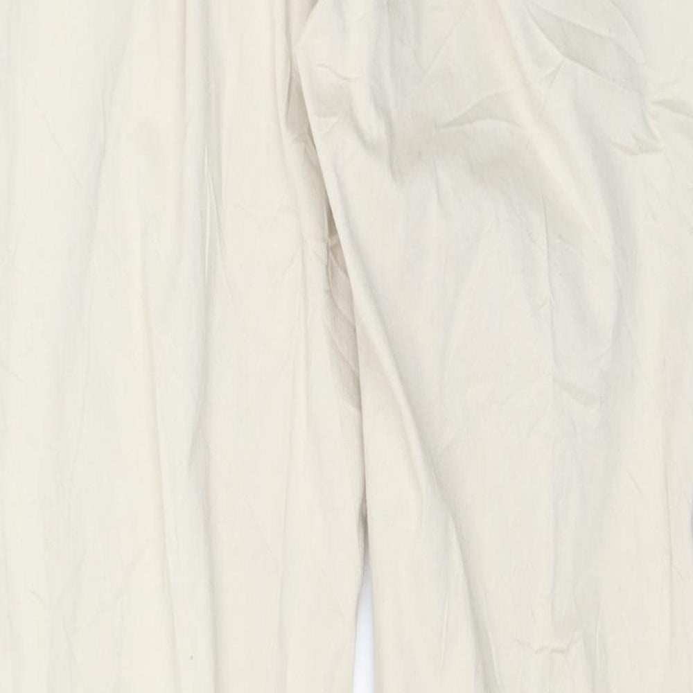 Per Una Womens Beige   Chino Trousers Size 12 L28 in