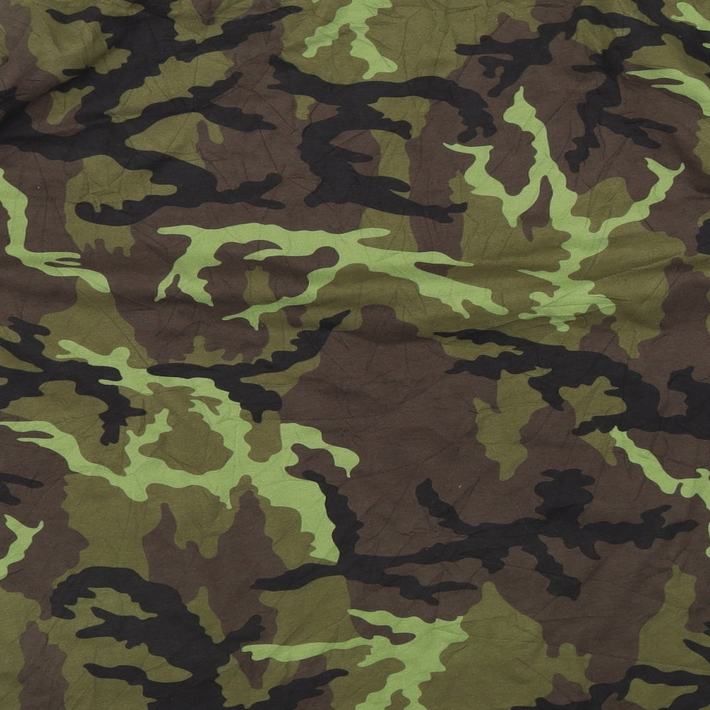 MFH Adventure Mens Green Camouflage   T-Shirt Size XL