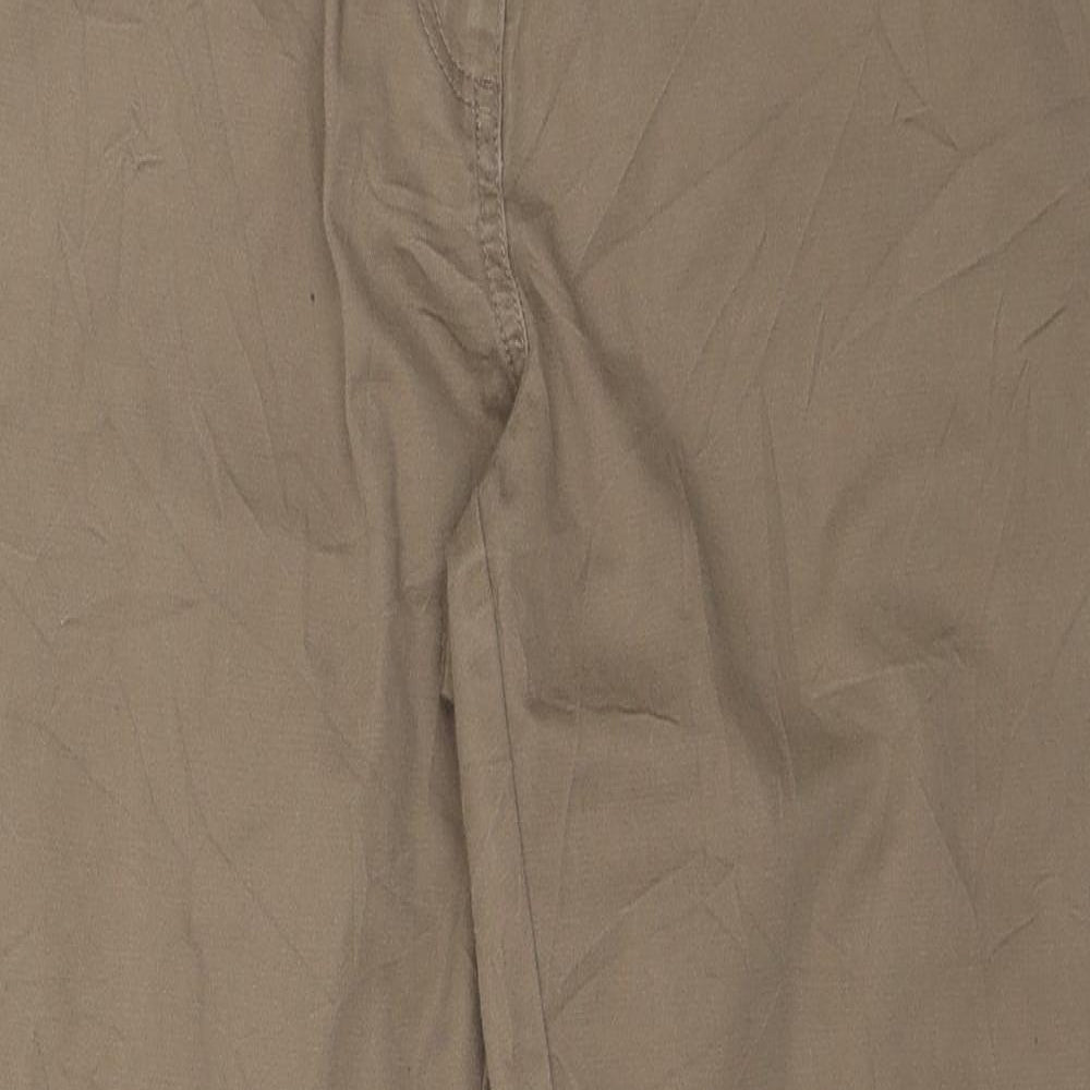 Laura Ashley Womens Brown   Chino Trousers Size 12 L23 in