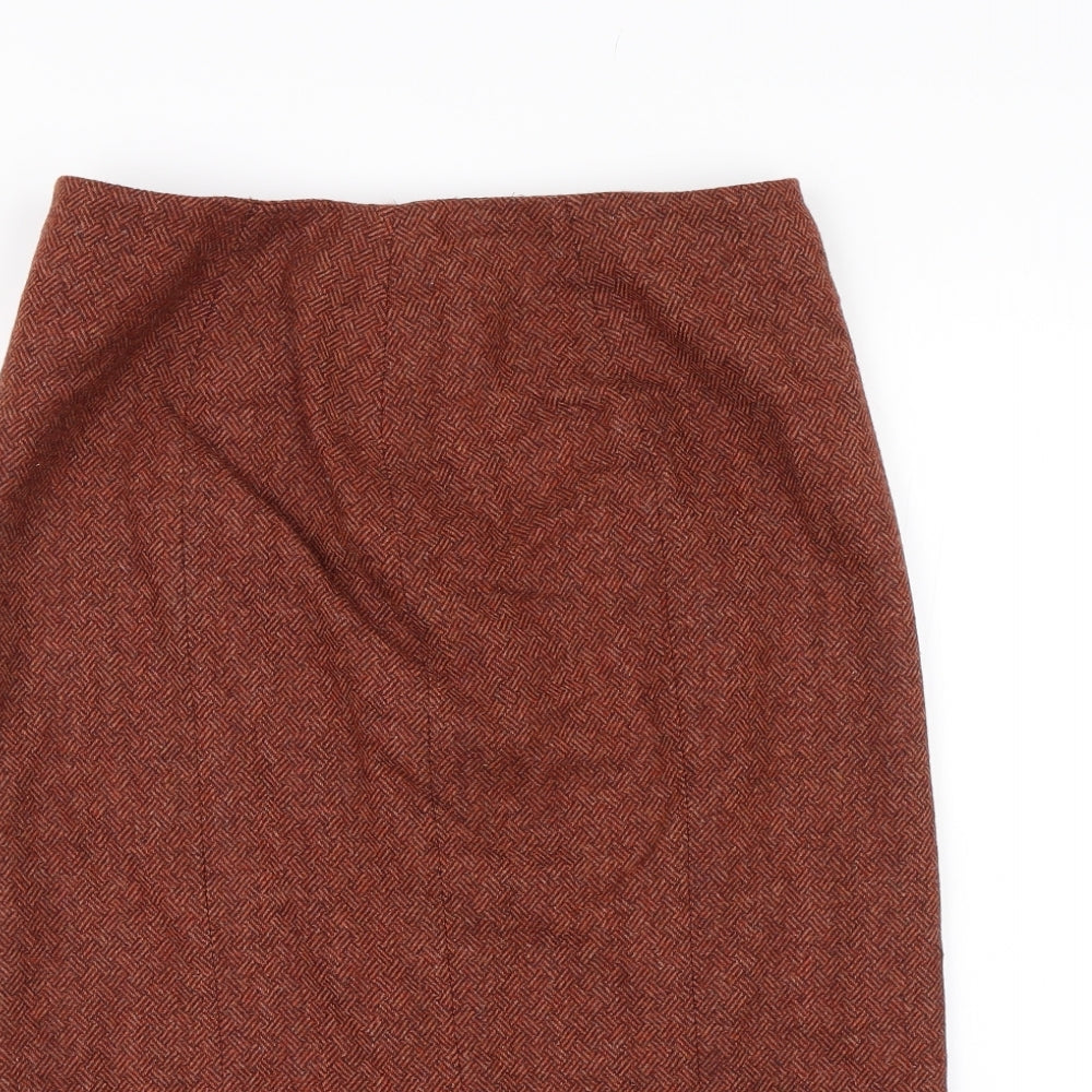 Minuet Womens Brown   Trumpet Skirt Size 12